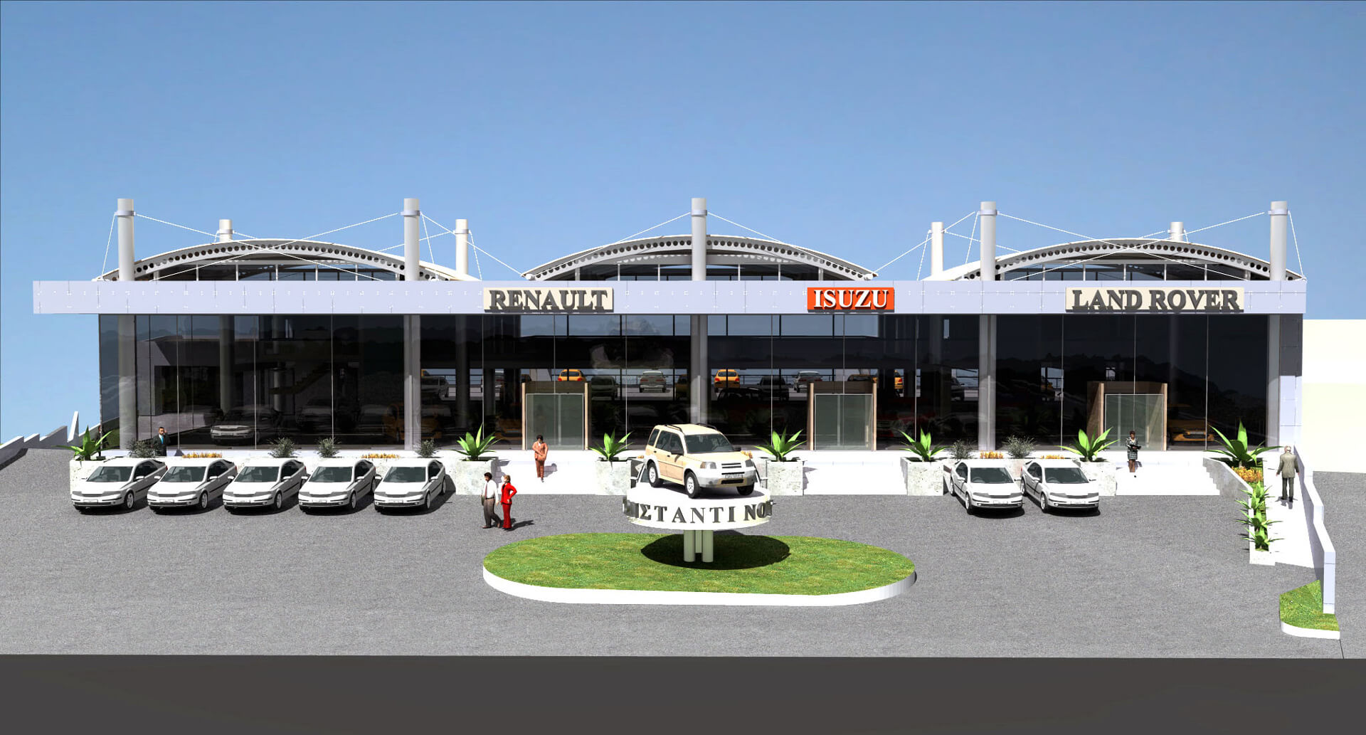 Design of a Showroom in Halkida – Greece