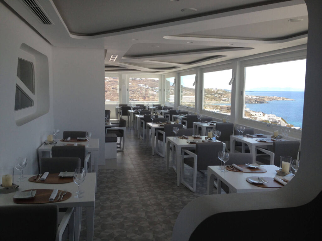 Hotel Restaurant – Mykonos, Greece