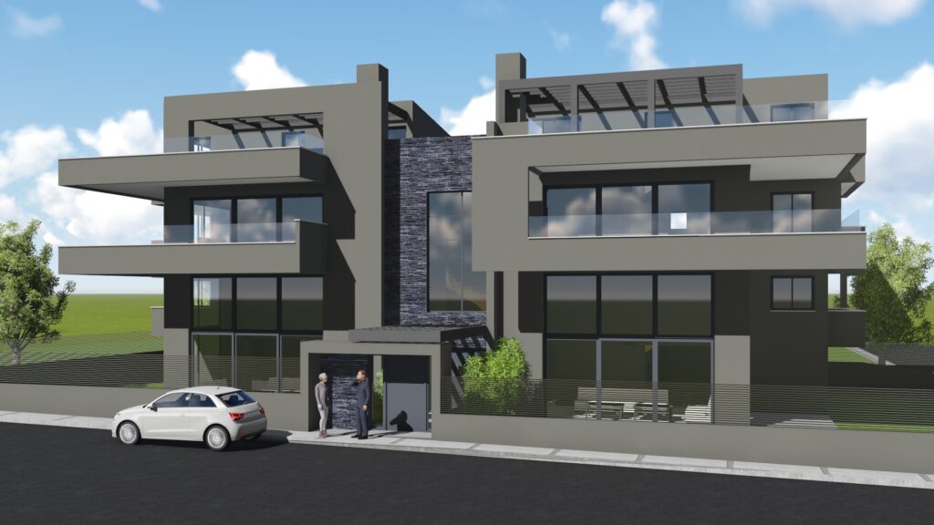 Design of a Block of Residences in Kifisia – Athens