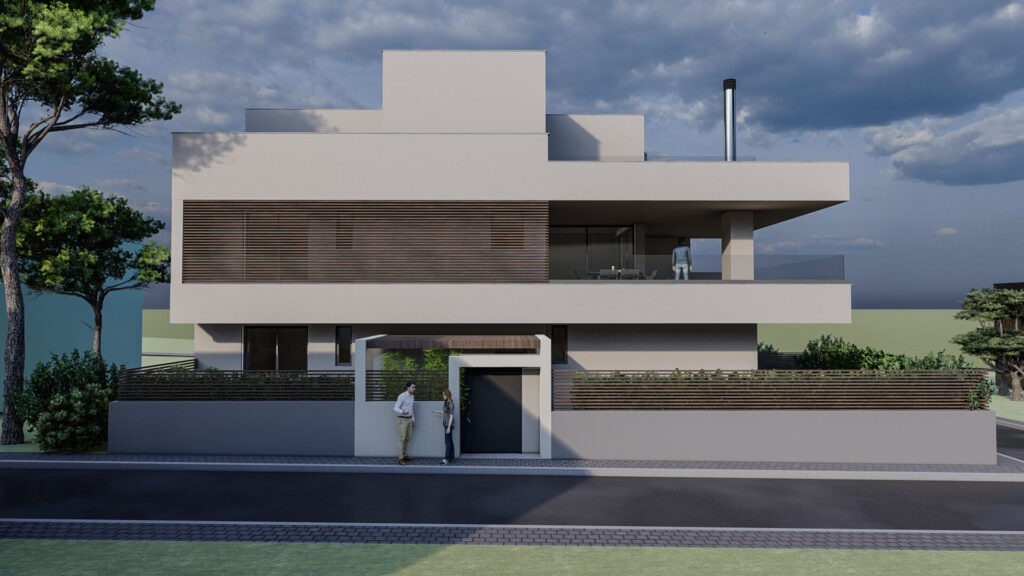 NEW DOUBLE RESIDENCE BUILDING – PAIANIA – GREECE