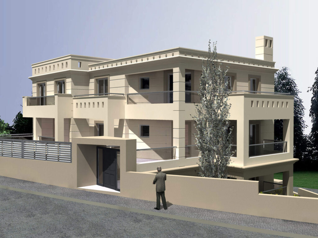 Design of an Apartment Block in Kifisia – Athens