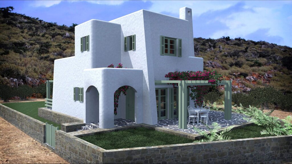 House in Paros island (proposal)