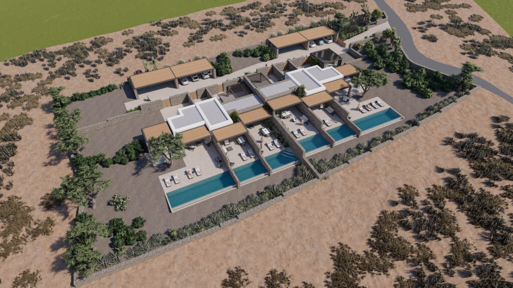 SUITΕS COMPLEX IN MYKONOS – GREECE, with RKTKTS